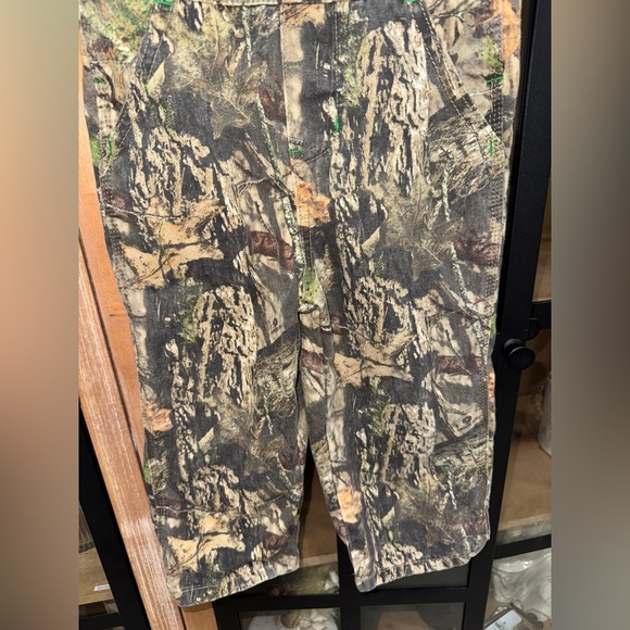 John Deere Camo overalls toddler boy mossy oak cotton logo hunting - Picture 6 of 7